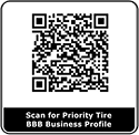 Scan for Priority Tire BBB Business Profile